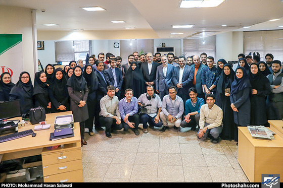 گزارش تصویری | بازدید قاسم تقی زاده خامسی شهردار مشهد از روزنامه شهرآرا | عکس: محمد حسن صلواتی / شهرآرا