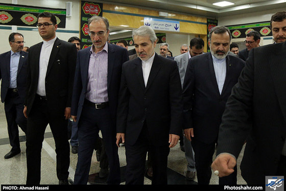 گزارش تصویری | بازدید نوبخت معاون رئیس جمهور از پروژه خط 2 قطارشهری مشهد / عکس : احمد حسنی /شهرآرا
