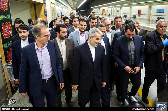 گزارش تصویری | بازدید نوبخت معاون رئیس جمهور از پروژه خط 2 قطارشهری مشهد / عکس : احمد حسنی /شهرآرا