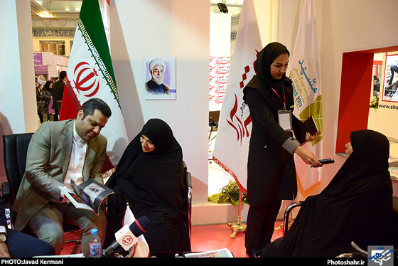 حضور اعضای شورای شهر مشهد در غرفه شهرآرا / عکس جواد کرمانی