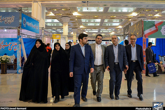 حضور اعضای شورای شهر مشهد در غرفه شهرآرا / عکس جواد کرمانی