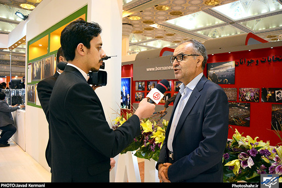 حضور اعضای شورای شهر مشهد در غرفه شهرآرا / عکس جواد کرمانی