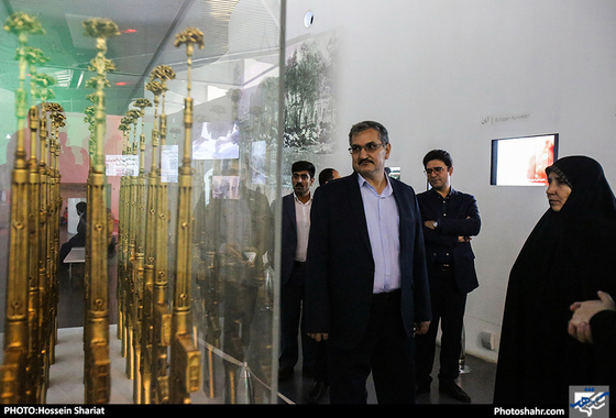 بازدید اعضای شورای شهر مشهد از باغ موزه دفاع مقدس تهران / عکس حسین شریعت