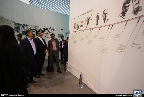 بازدید اعضای شورای شهر مشهد از باغ موزه دفاع مقدس تهران / عکس حسین شریعت