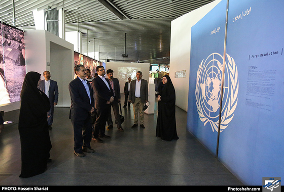 بازدید اعضای شورای شهر مشهد از باغ موزه دفاع مقدس تهران / عکس حسین شریعت