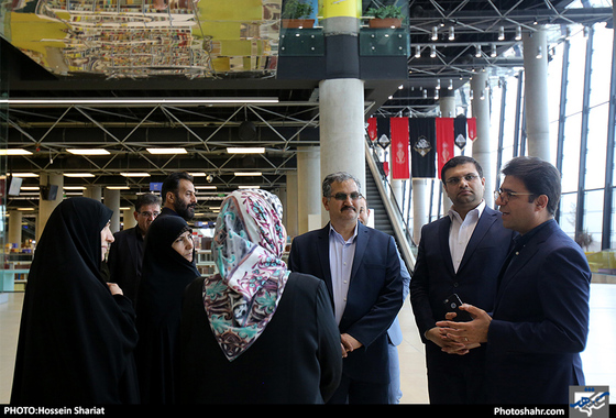 بازدید اعضای شورای شهر مشهد از باغ کتاب تهران/عکس حسین شریعت