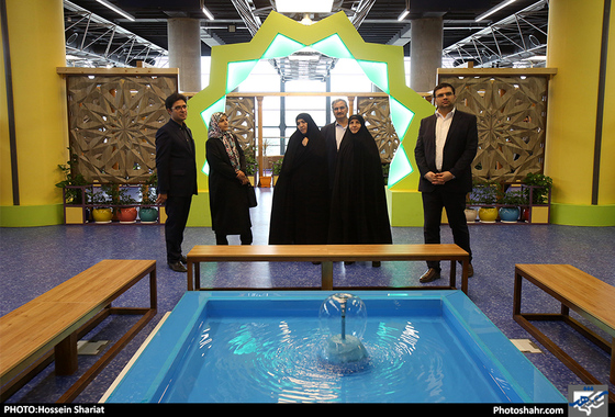 بازدید اعضای شورای شهر مشهد از باغ کتاب تهران/عکس حسین شریعت