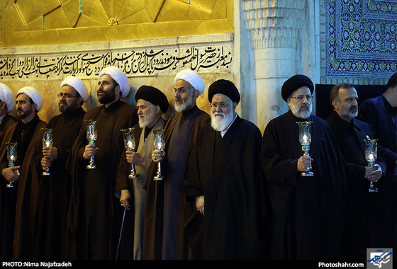 مراسم خطبه خوانی شب شهادت امام رضا (ع) / عکس: نیما نجف زاده / شهرآرا