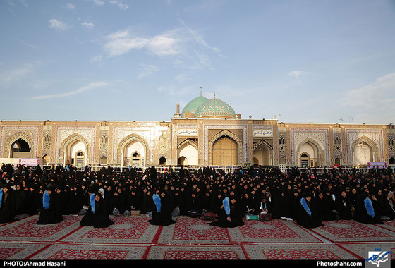 آئین شکرانه «خدمت، عزت و اقتدار» در صحن جامع رضوی / عکس: احمد حسنی / شهرآرا