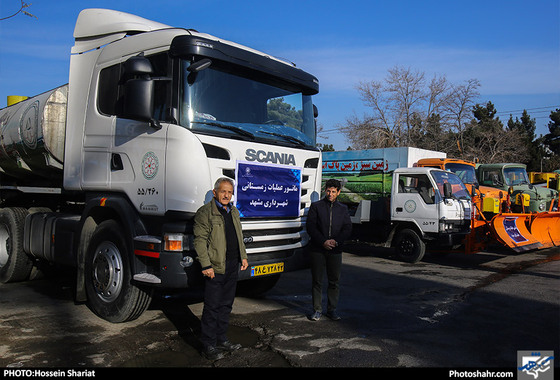 مانور طرح زمستانی شهرداری مشهد / عکس: حسین شریعت / شهرآرا