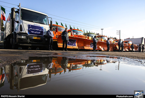 مانور طرح زمستانی شهرداری مشهد / عکس: حسین شریعت / شهرآرا