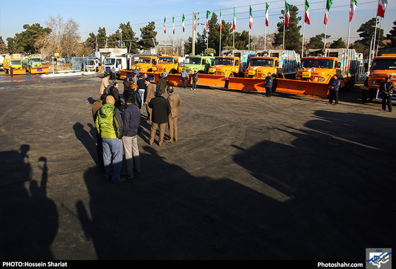 مانور طرح زمستانی شهرداری مشهد / عکس: حسین شریعت / شهرآرا