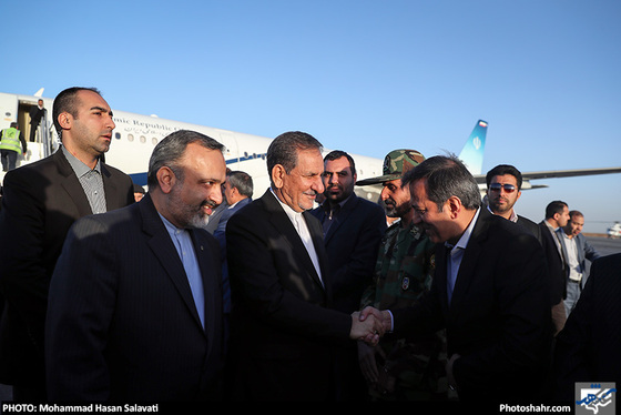 گزارش تصویری / ورود اسحاق جهانگیری معاون اول رئیس جمهور به مشهد / عکس : محمد حسن صلواتی /شهرآرا