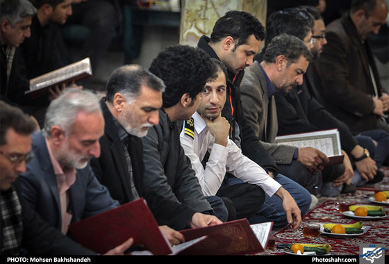 مراسم ختم شهیدفریدمحبی خدمه کشتی سانچی / عکس: محسن بخشنده / شهرآرا