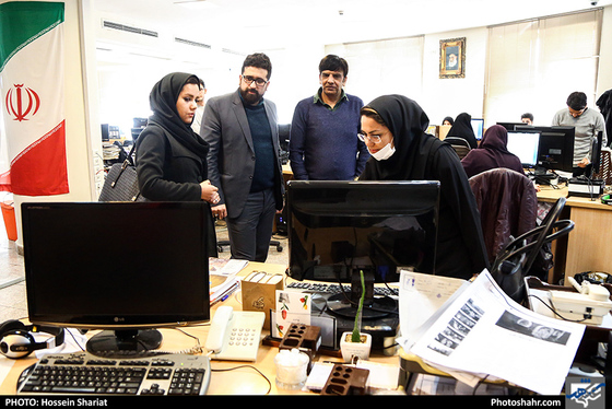 بازدید شفقت علی سردبیر نیشن مشهورترین روزنامه پاکستان از موسسه فرهنگی شهرآرا / عکس: حسین شریعت / شهرآرا