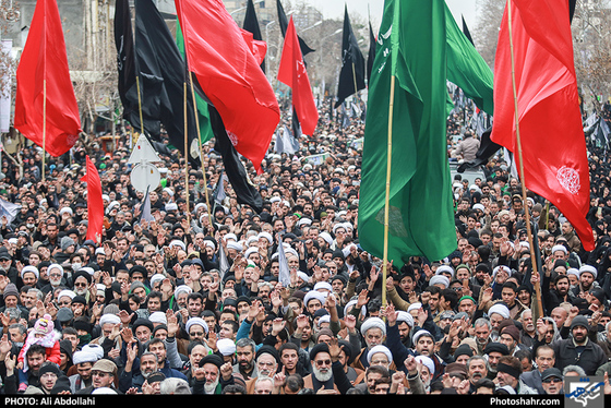 اجتماع عظیم عزاداران فاطمی و تشییع شهدای گمنام و مدافع حرم علی عبداللهی شهرآرا