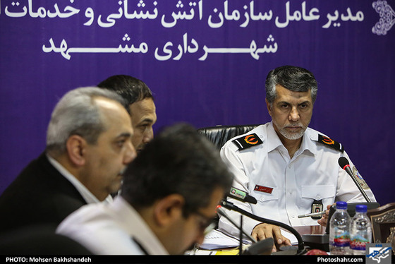 نشست رسانه ای مدیرعامل سازمان آتش نشانی وخدمات ایمنی شهرداری مشهد / عکس: محسن بخشنده / شهرآرا