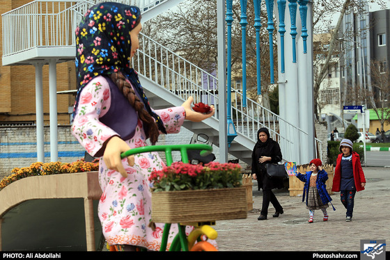 آثار هنری استقبال از بهار 1397 / عکس: علی عبداللهی /
 شهرآرا