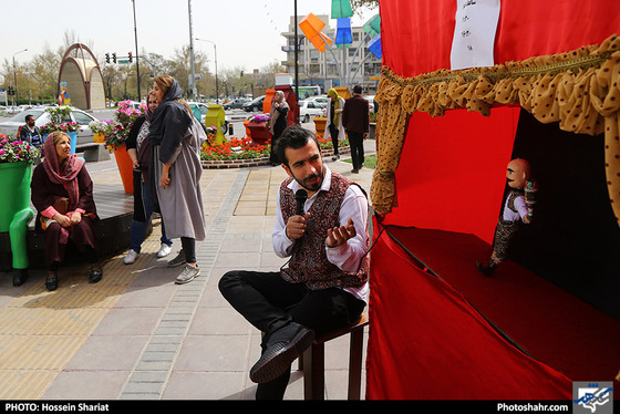 نمایش خیمه شب بازی " چند تا لایک داری مبارک؟ " / عکس: حسین شریعت / شهرآرا