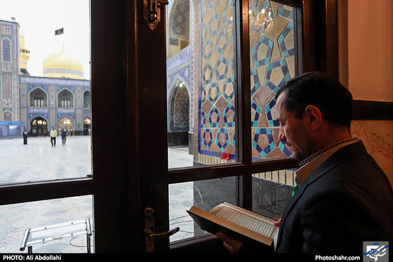 مراسم معنوی اعتکاف در حرم مطهر رضوی / عکس: علی عبداللهی / شهرآرا