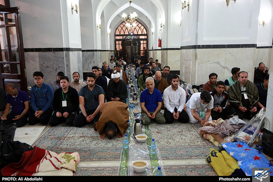 مراسم معنوی اعتکاف در حرم مطهر رضوی / عکس: علی عبداللهی / شهرآرا