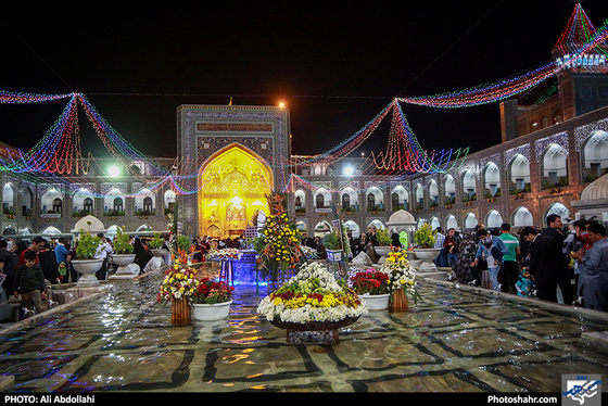 حرم امام رضا (ع) در شب مبعث پیامبر (ص) / عکس: علی عبداللهی / شهرآرا