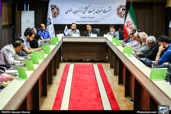 نشست خبری هیئت کشتی خراسان رضوی / عکس: حسین شریعت / شهرآرا