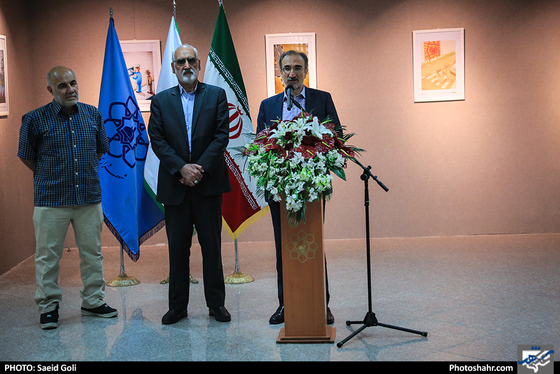  افتتاح نمایشگاه آثار منتخب نخستین جشنواره جهانی کاریکاتور جامعه ایمن / عکس: سعیدگلی / شهرآرا