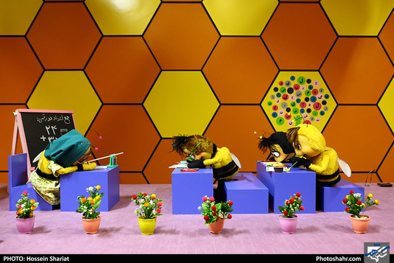 پشت صحنه برنامه تلویزیونی شهر عسل / عکس: حسین شریعت / شهرآرا