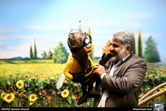 پشت صحنه برنامه تلویزیونی شهر عسل / عکس: حسین شریعت / شهرآرا