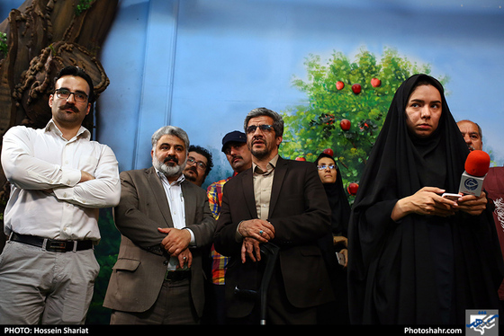 پشت صحنه برنامه تلویزیونی شهر عسل / عکس: حسین شریعت / شهرآرا