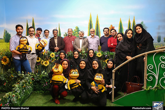 پشت صحنه برنامه تلویزیونی شهر عسل / عکس: حسین شریعت / شهرآرا