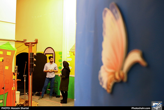 پشت صحنه برنامه تلویزیونی شهر عسل / عکس: حسین شریعت / شهرآرا