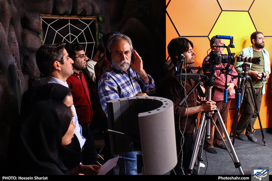 پشت صحنه برنامه تلویزیونی شهر عسل / عکس: حسین شریعت / شهرآرا