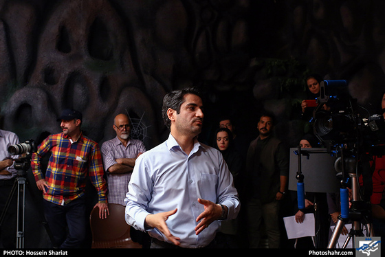 پشت صحنه برنامه تلویزیونی شهر عسل / عکس: حسین شریعت / شهرآرا