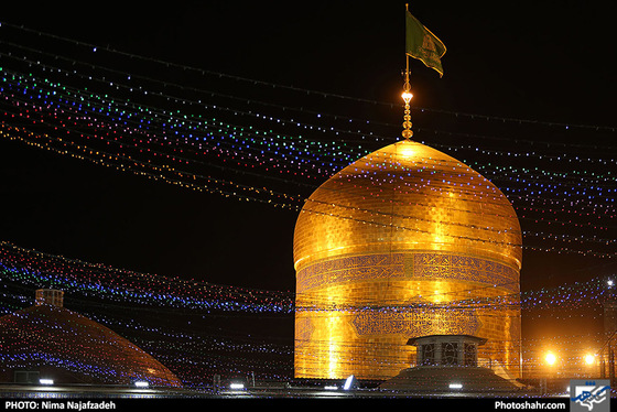 حرم مطهر امام رضا (ع) در نیمه شعبان / عکس: نیما نجف زاده / شهرآرا