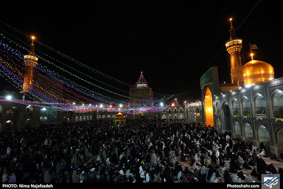 حرم مطهر امام رضا (ع) در نیمه شعبان / عکس: نیما نجف زاده / شهرآرا