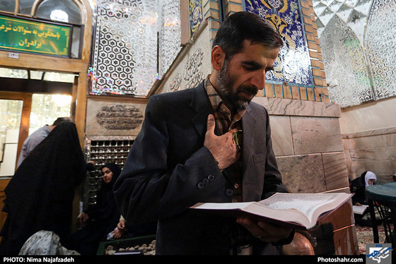 حرم مطهر امام رضا (ع) در نیمه شعبان / عکس: نیما نجف زاده / شهرآرا