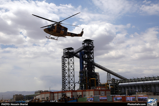 بهره برداری از کارخانه آهن اسفنجی (واحداحیاء مستقیم) با حضور رئیس جمهوری  / عکس: حسین شریعت / شهرآرا