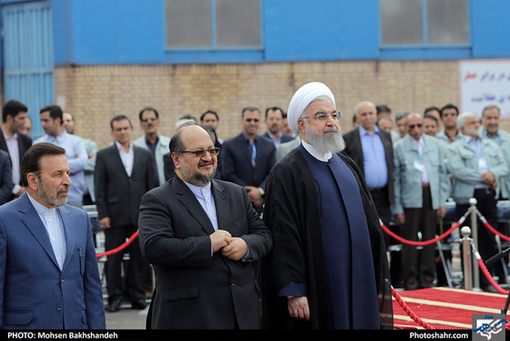 افتتاح کارخانه گندله سازی فولاد نیشابور با حضور رئیس جمهوری / عکس: محسن بخشنده / شهرآرا