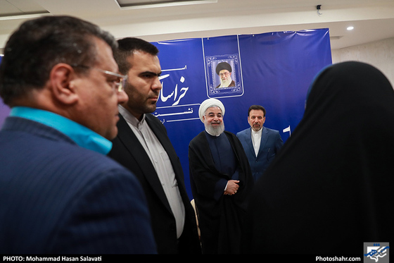 نشست خبری رئیس جمهور در پایان سفر به خراسان رضوی / عکس: محمدحسن صلواتی / شهرآرا