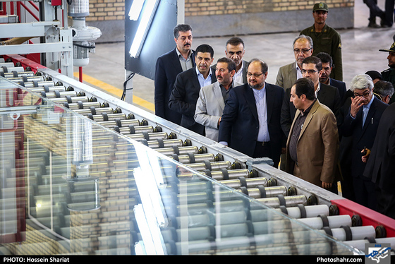 بهره برداری از پروژه کارخانه شیشه در فریمان / عکس: حسین شریعت / شهرآرا