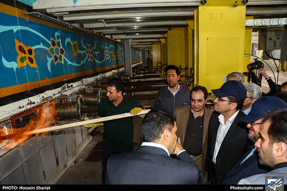 بهره برداری از پروژه کارخانه شیشه در فریمان / عکس: حسین شریعت / شهرآرا