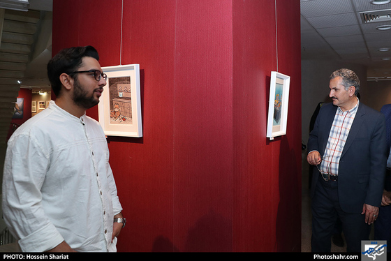 افتتاح نمایشگاه آثار هنرمندان روزنامه شهرآرا / عکس: حسین شریعت / شهرآرا