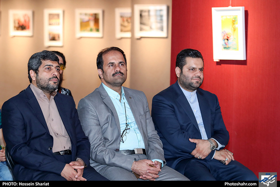 افتتاح نمایشگاه آثار هنرمندان روزنامه شهرآرا / عکس: حسین شریعت / شهرآرا
