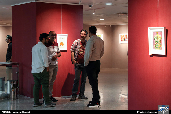 افتتاح نمایشگاه آثار هنرمندان روزنامه شهرآرا / عکس: حسین شریعت / شهرآرا