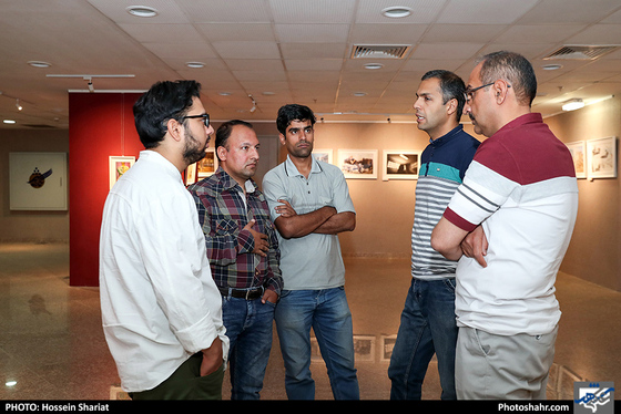 افتتاح نمایشگاه آثار هنرمندان روزنامه شهرآرا / عکس: حسین شریعت / شهرآرا