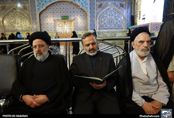 مراسم بیست و نهمین سالگرد ارتحال امام خمینی (ره) در حرم مطهر رضوی / عکس: علی عبداللهی / شهرآرا