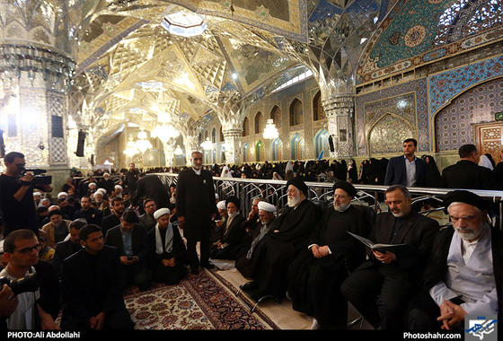 مراسم بیست و نهمین سالگرد ارتحال امام خمینی (ره) در حرم مطهر رضوی / عکس: علی عبداللهی / شهرآرا