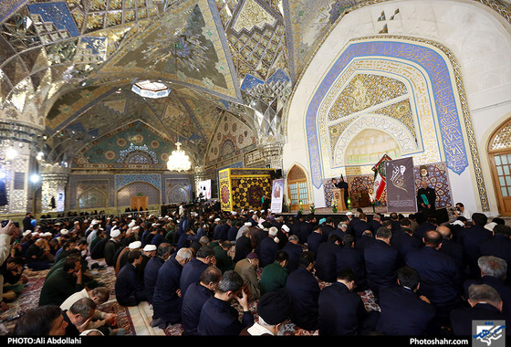 مراسم بیست و نهمین سالگرد ارتحال امام خمینی (ره) در حرم مطهر رضوی / عکس: علی عبداللهی / شهرآرا